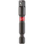 Milwaukee Shockwave Adaptor 1/4Hex-1/4Sq - 1pc