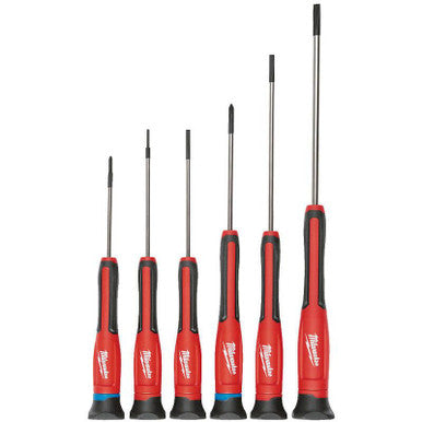 Milwaukee 4932471869 Precision Screwdriver Set 6pcs Slotted & Philips