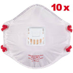 Milwaukee FFP3 Respirator w/ valve - 10 pc