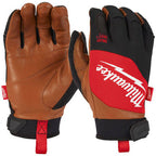Milwaukee Hybrid Leather Work Gloves Large