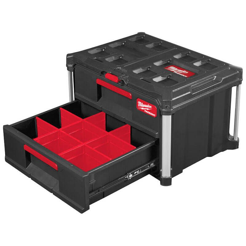 Milwaukee Packout 2 Drawer Tool Box - 4932472129