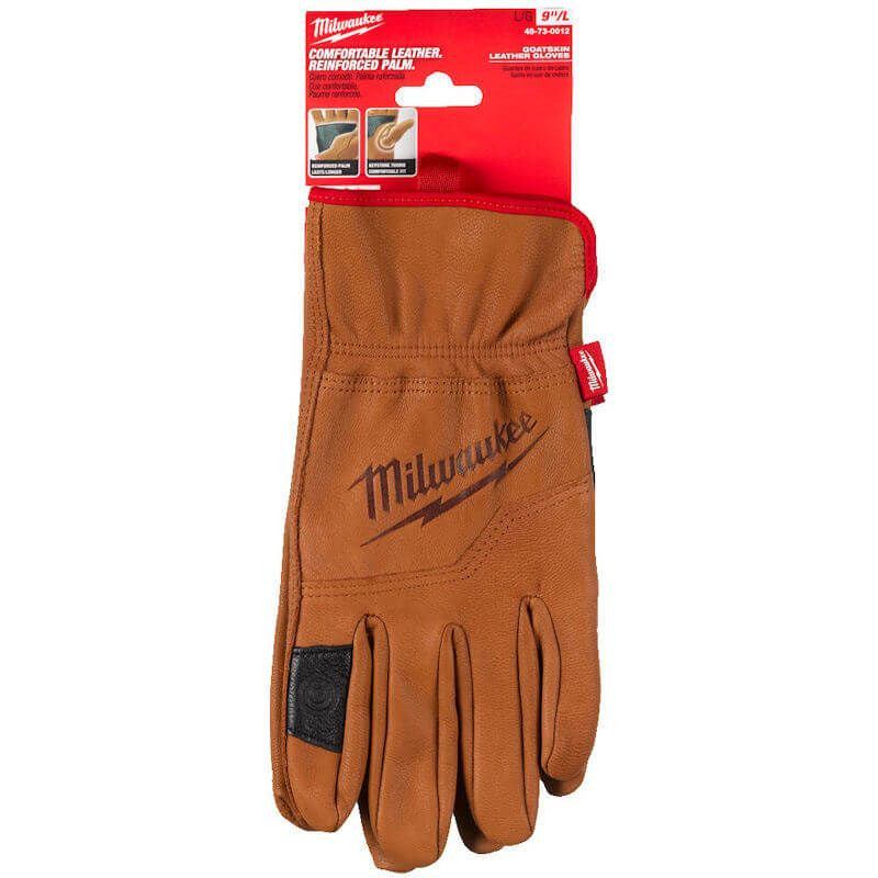 Milwaukee Leather Work Gloves - XXL