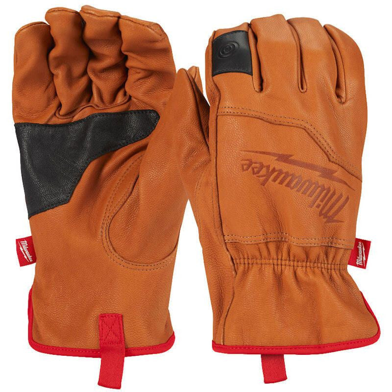 Milwaukee Leather Work Gloves - Large
