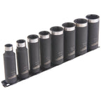 Milwaukee Shockwave 3/8 Socket Set long - 8pc
