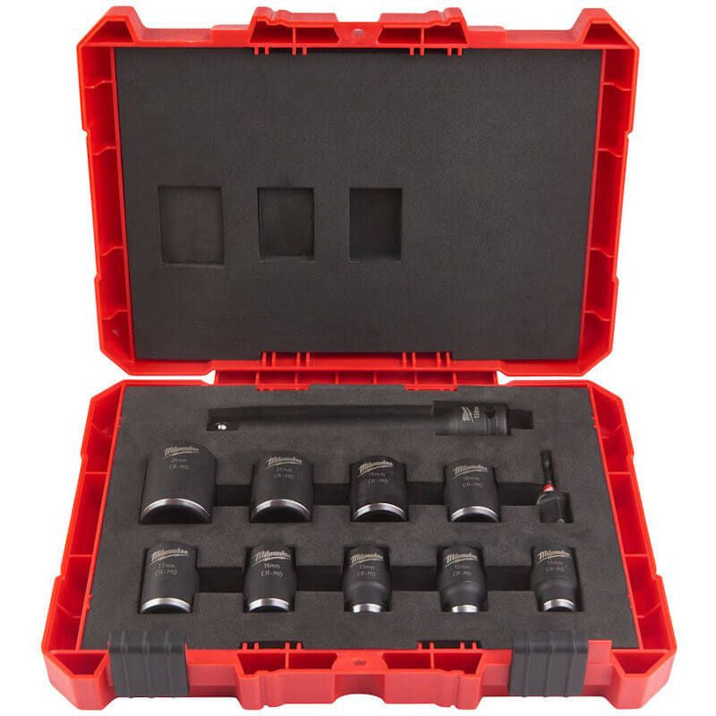 Milwaukee Shockwave 1/2 Socket Set short - 11pc