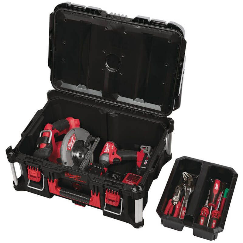 Milwaukee Tray for PACKOUT Trolley Box and Large Box Durable Tool Organiser