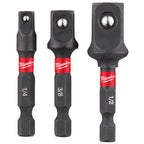 Milwaukee Shockwave Socket Adaptor Set-3pc