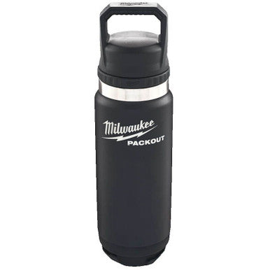 Milwaukee Packout 710ml Bottle with Chug Lid - Black