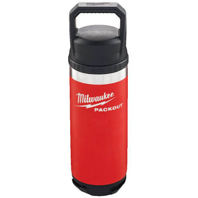 Milwaukee Packout Bottle 532ml Chug Lid - Red