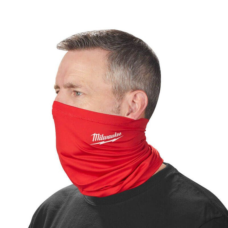 Milwaukee Neck Gaiter & Face Mask Snood Tube - Red 4933478780