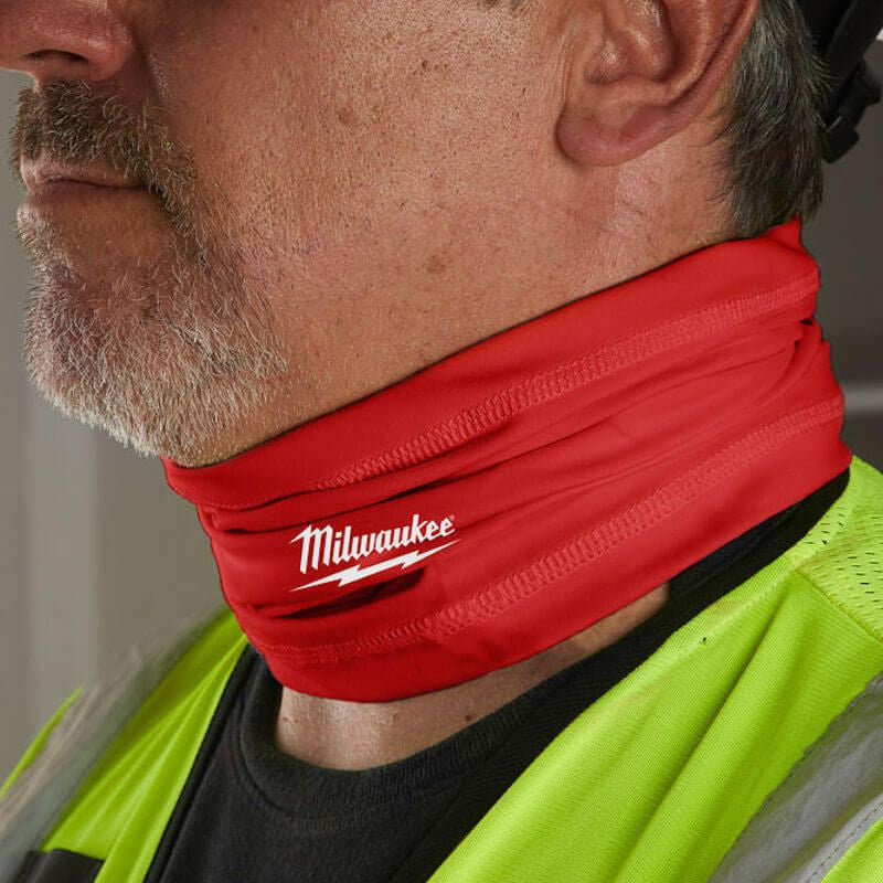 Milwaukee Neck Gaiter & Face Mask Snood Tube - Red 4933478780
