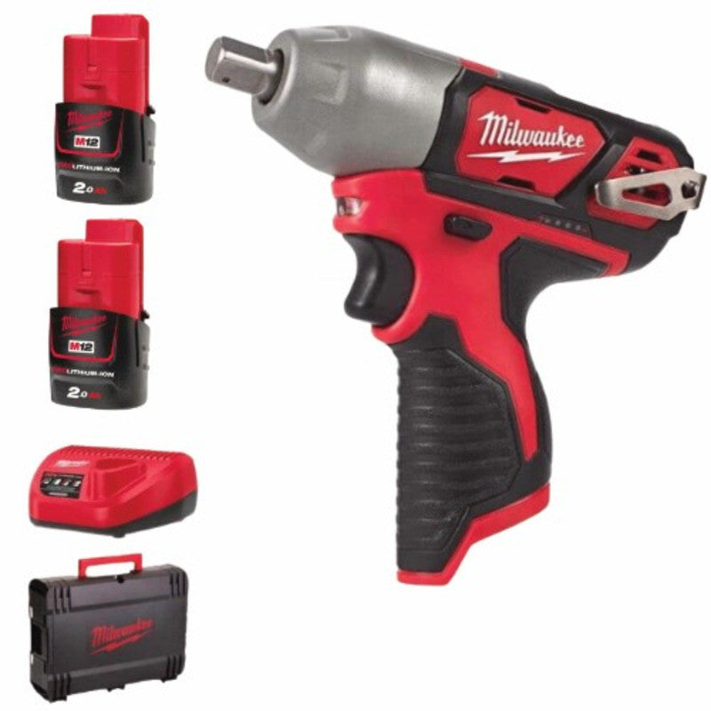 Milwaukee M12 Sub Compact Impact Wrench 1/2in Reception Kit