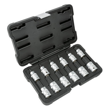 JBM Tools 12pc 1/2in Hexagonal Bit Sockets