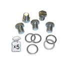 JBM Tools M15 Hex Screw+Washer 5pk  (51337)