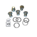 JBM Tools M15 Hex Screw+Washer 5pk  (51337)