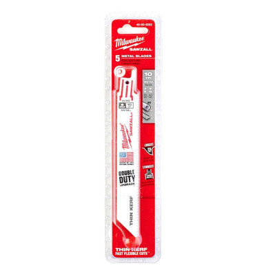 Milwaukee Sawzall Blade 150 x 10 Tpi - 5pcs 48005092