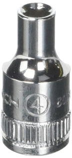 Gearwrench Standard Metric Socket  1/4in Drive 6 Point 4mm