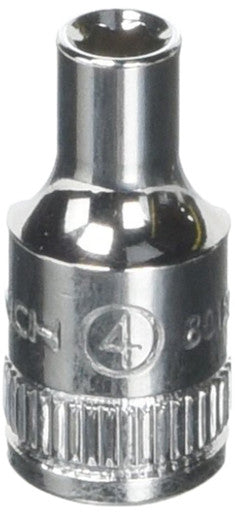 Gearwrench Standard Metric Socket  1/4in Drive 6 Point 4mm