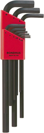 Bondhus Hex Key L-Wrench 9pc 1.5mm-10mm