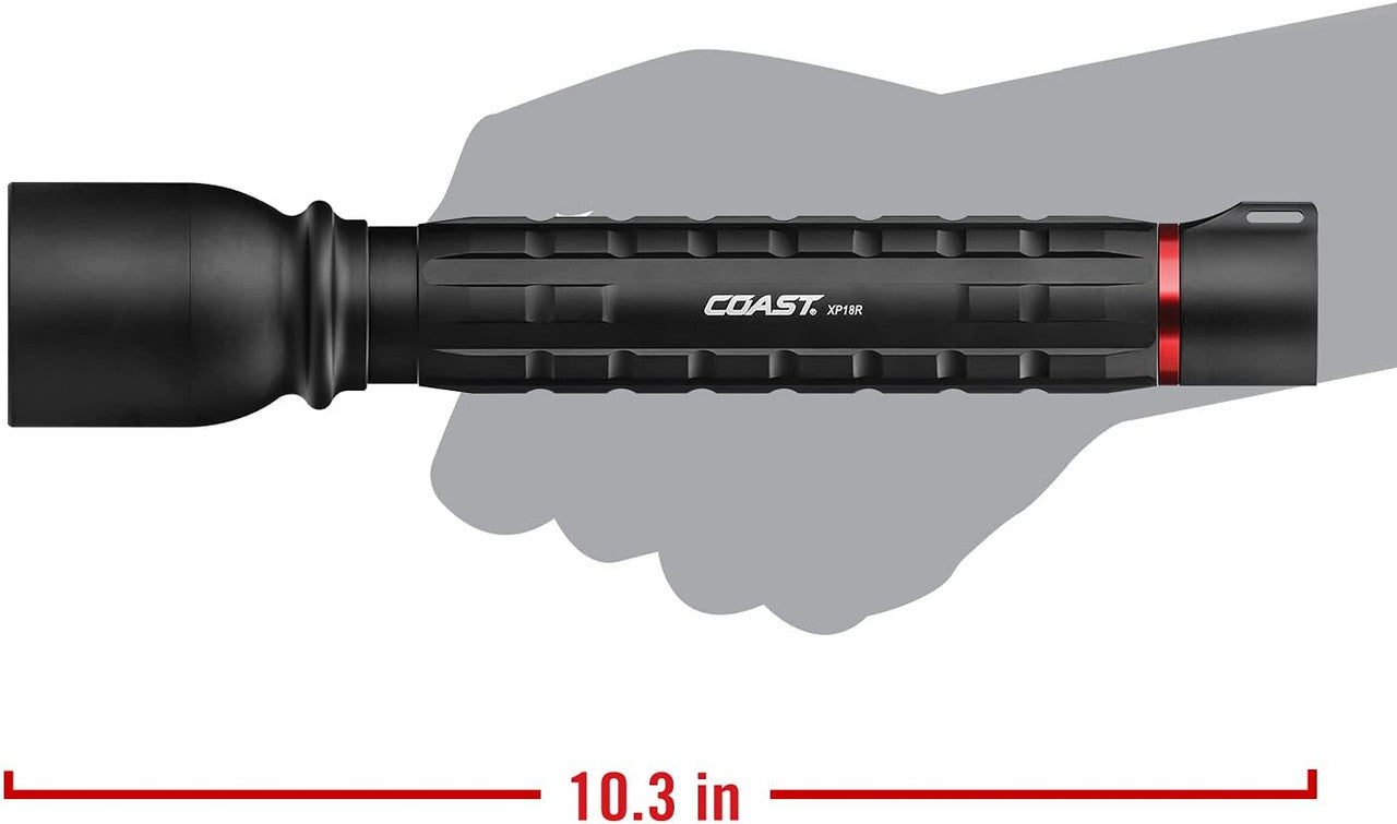 Coast XP18R Rechargeable Dual-Power Hand Torch