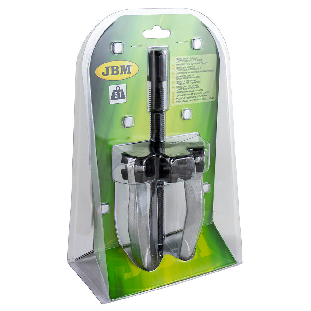 JBM Tools Twin/Triple Leg Reversible Puller - 5T