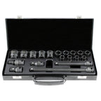 JBM Tools 19pc 1/2 Dr Impact 6pt Socket & Adaptor Set