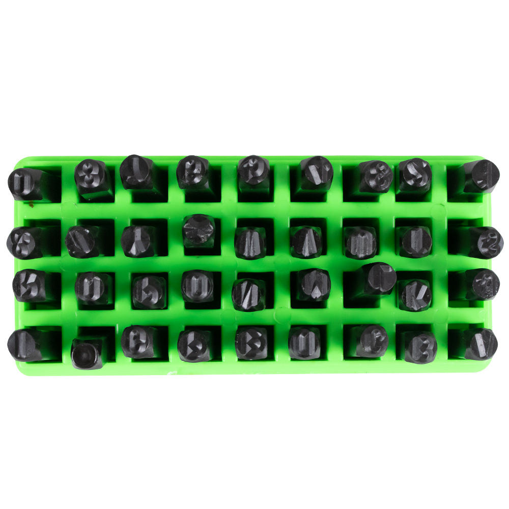 JBM Tools 36pc Number and Letter Stamps 5mm 3/16
