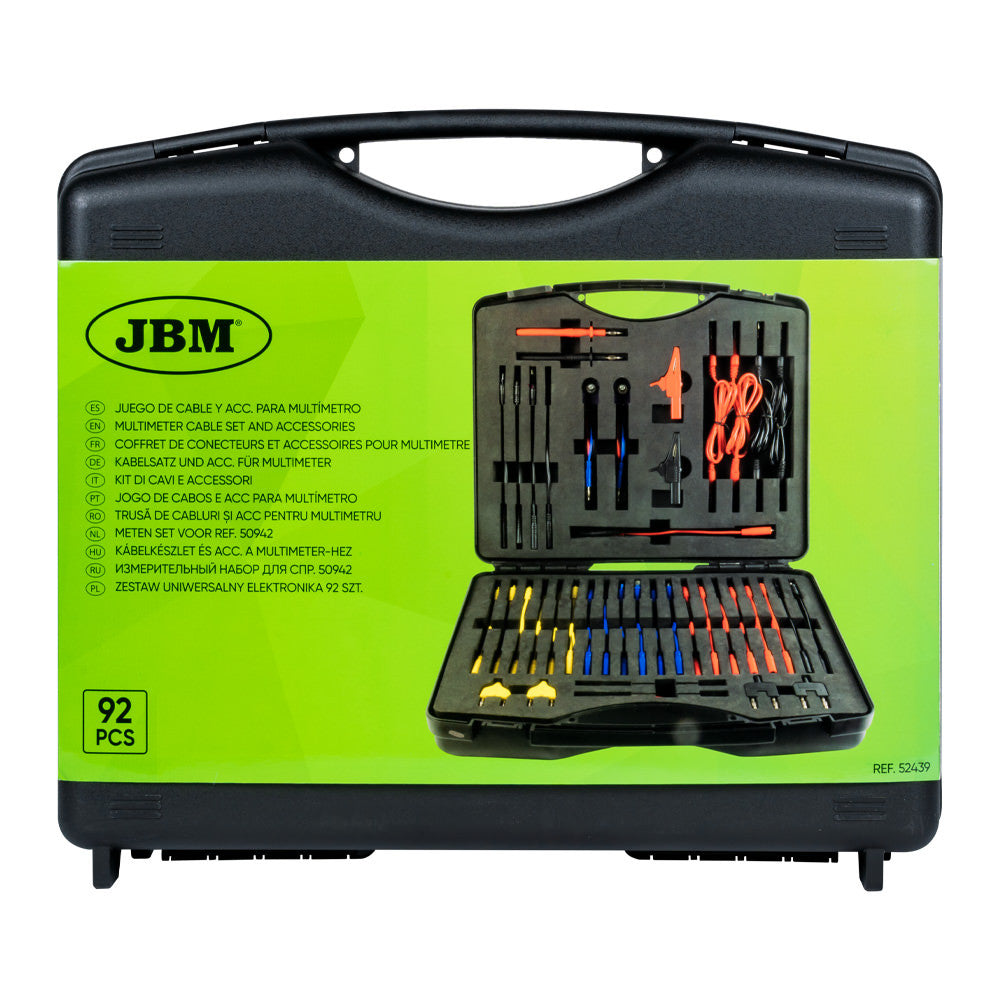 JBM Tools Test Lead Cable and Accessory Set for Multimeter