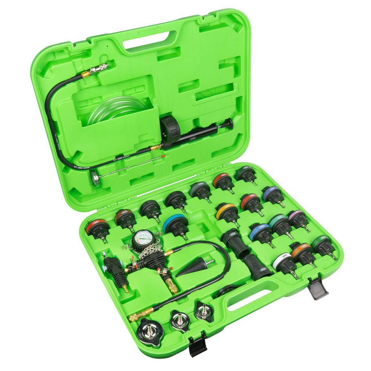 JBM Tools Cooling System Pressure Leakage Tester Kit 24pc