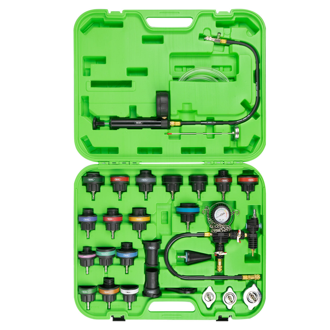 JBM Tools Cooling System Pressure Leakage Tester Kit 24pc