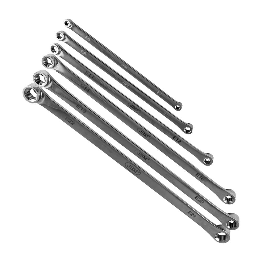 JBM Tools 6pc Torx Ex Long Spanner Set E6-E24