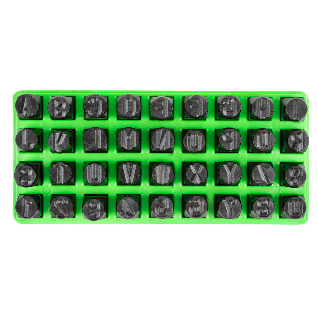 JBM Tools 36pc Number and Letter Stamps 8mm