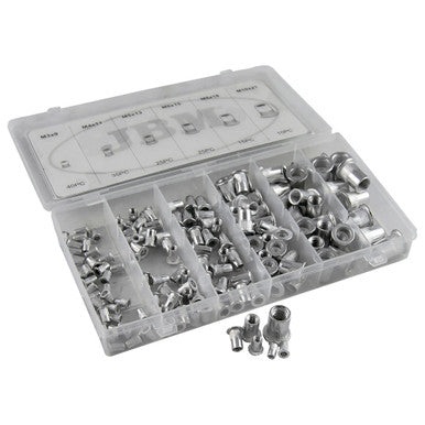 JBM Tools Aluminium Nut Rivet Case 150pc