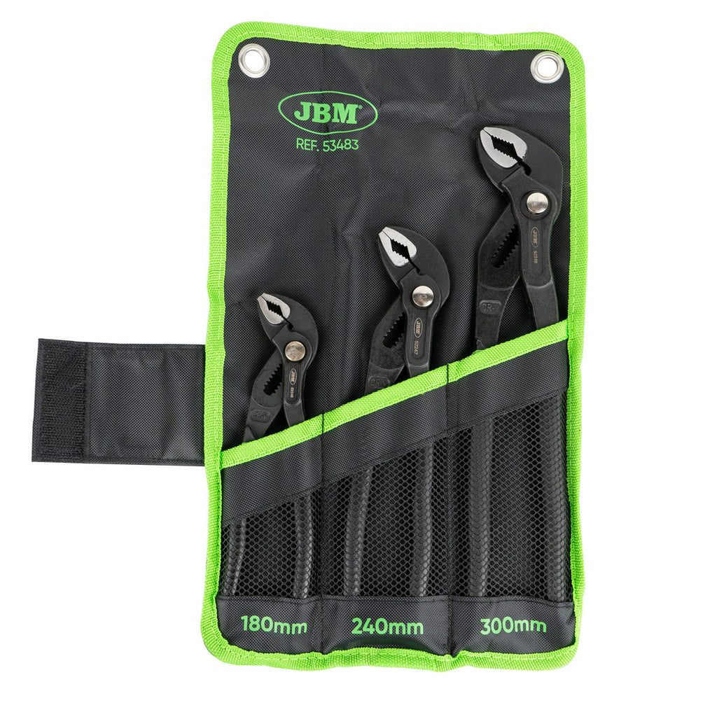JBM Tools 3pc Adjustable Plier Set