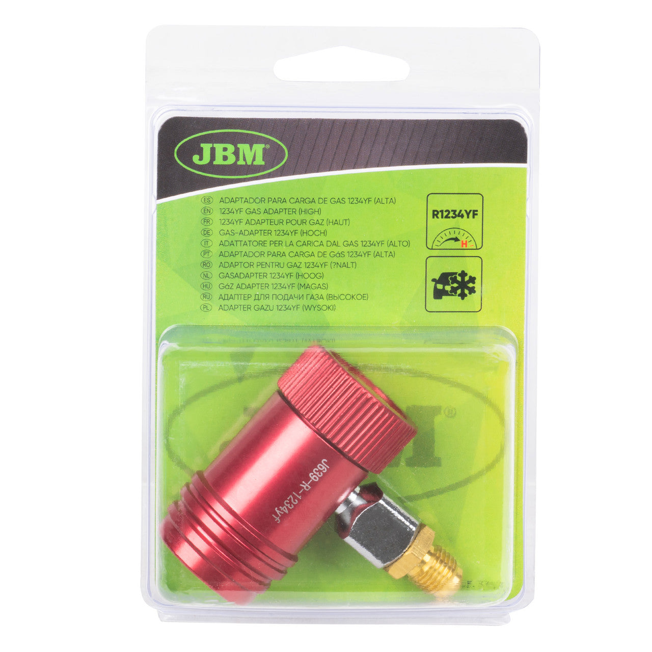 JBM Tools 1234YF Gas Adaptor (High) Red