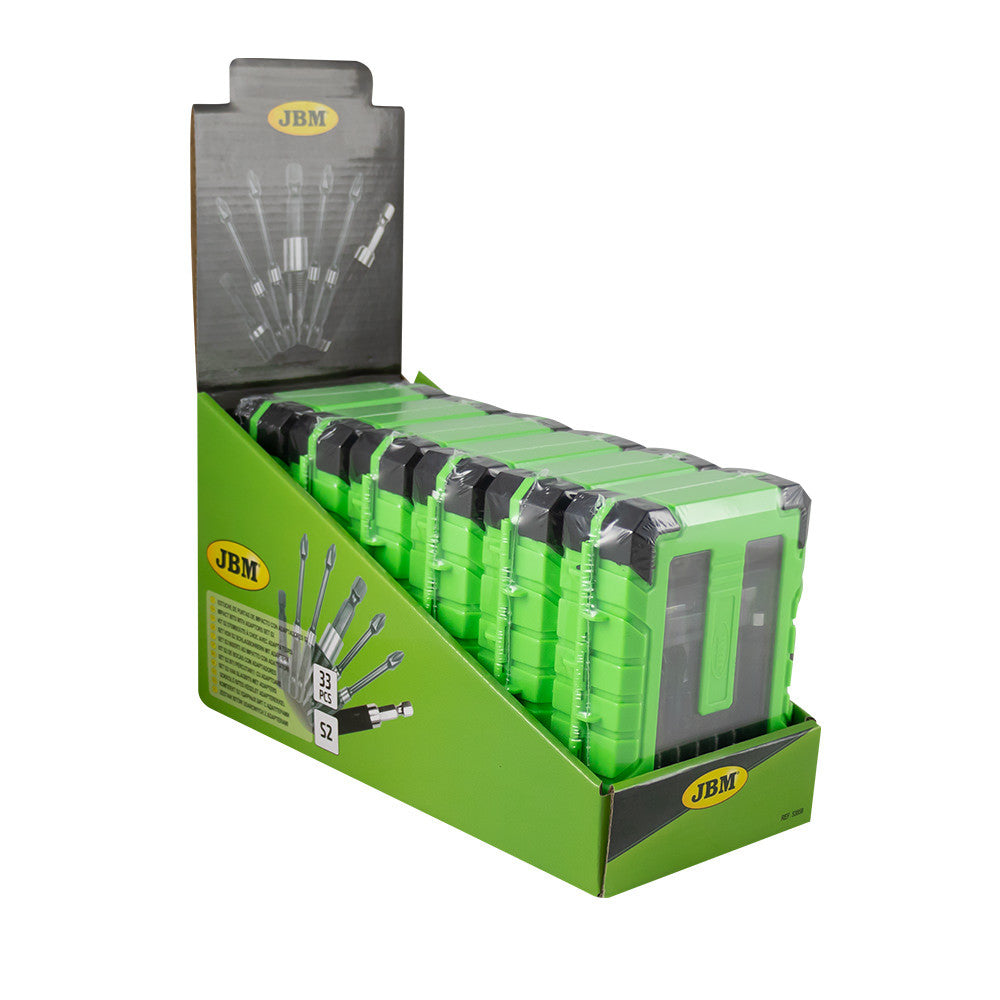 JBM Tools 1/4 Dr Drill Bit Adaptor Set 21pc