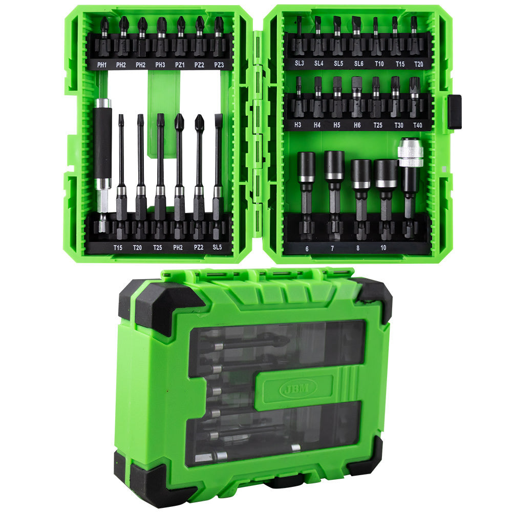 JBM Tools 1/4 Dr Drill Bit Adaptor Set 21pc