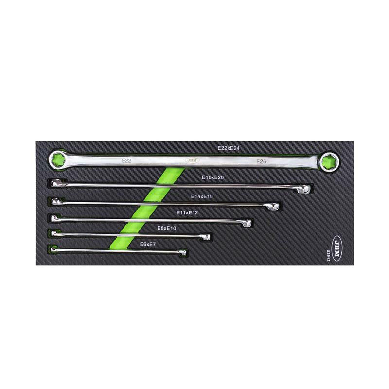 JBM Tools 6pc Torx Ex Long Spanner Set E6-E24
