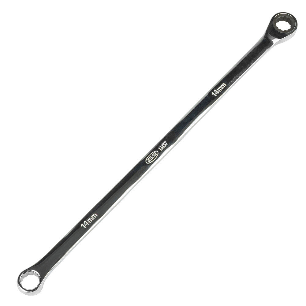 JBM Tools 7pc 72T Extra Long Ratchet Ring Spanner 8-19mm