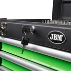 JBM Tools Portable Metal Tool Box 3dr with Tools 143pc