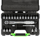 JBM Tools 21pc 1/4 Dr Socket Bit Set With Torque Wrench
