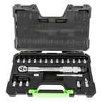 JBM Tools 21pc 1/4 Dr Socket Bit Set With Torque Wrench
