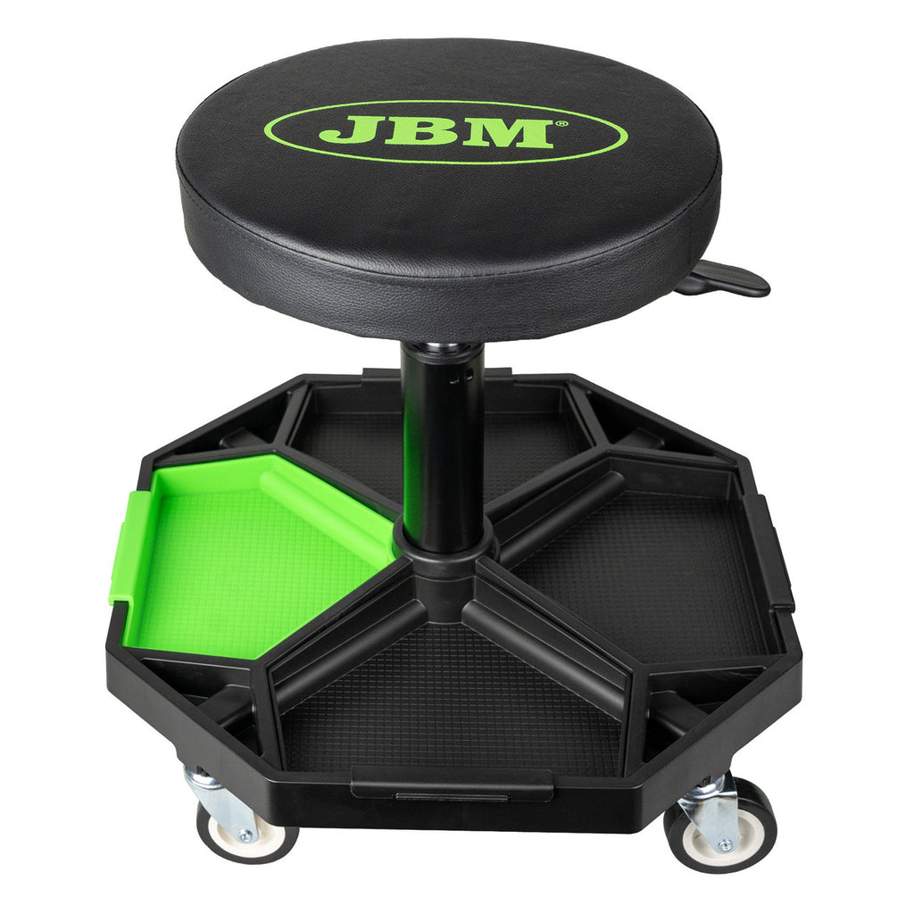 JBM Tools Pneumatic Stool With Removable Trays