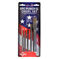 Mayhew Tools Punch and Chisel Set 5pc