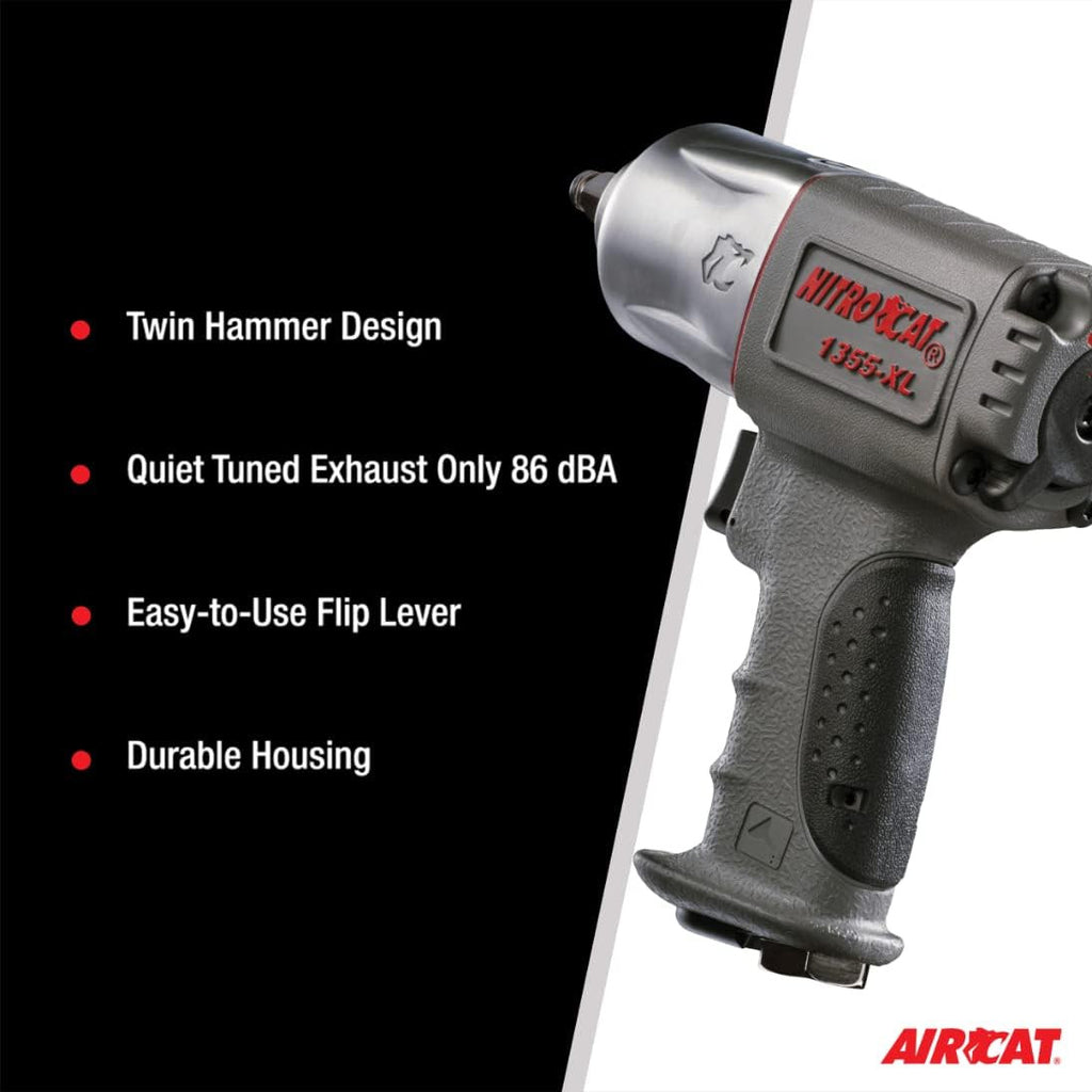 AirCat Nitrocat Impact Wrench Composite 3/8 Drive