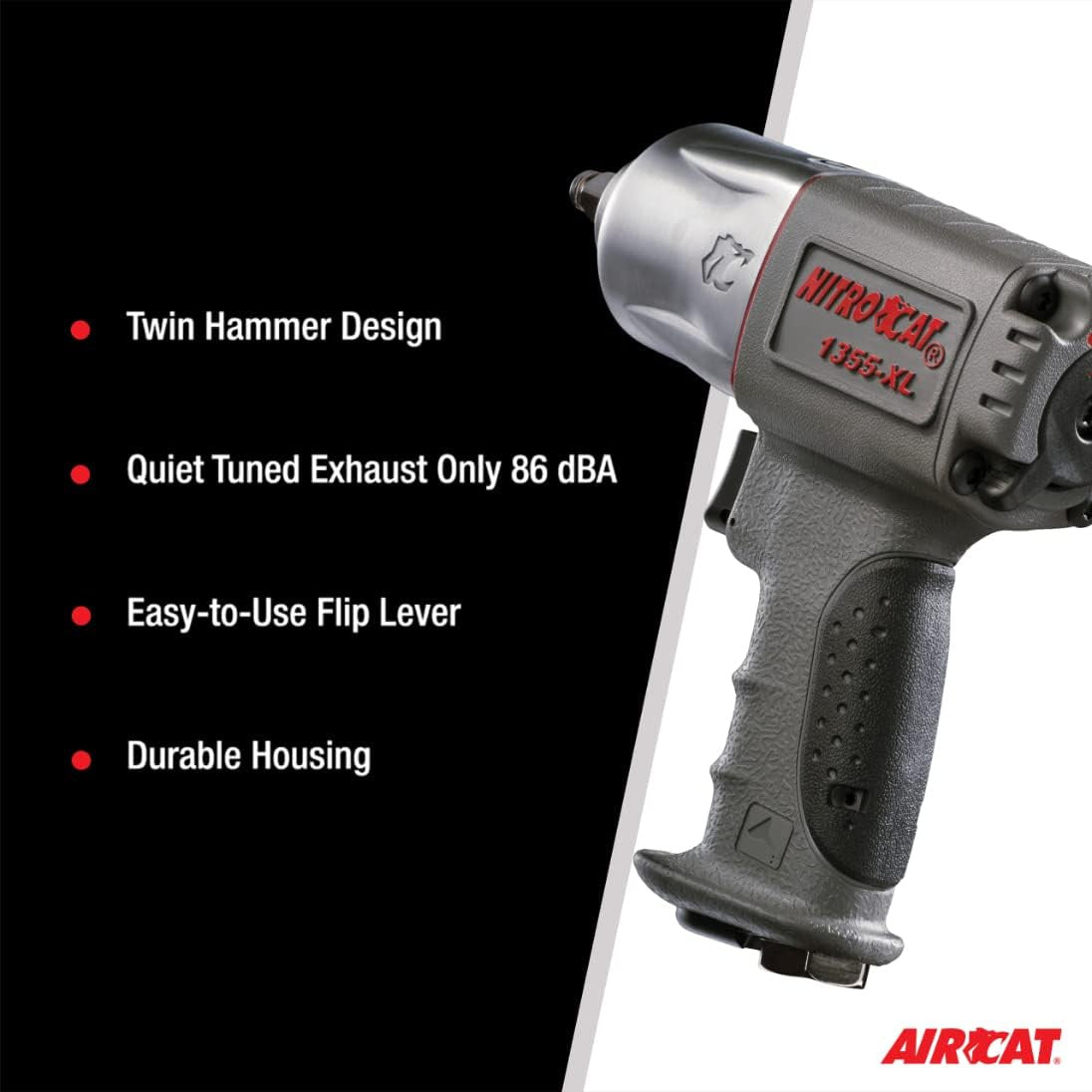 AirCat Nitrocat Impact Wrench Composite 3/8 Drive