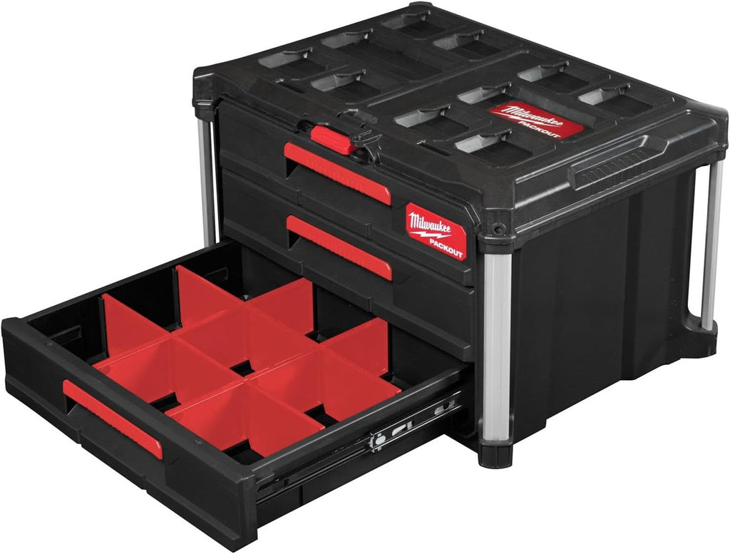 Milwaukee Packout 3 Drawer Tool Box - 4932472130
