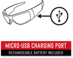 Coast Rechargeable Inspection Beam Safety Glasses