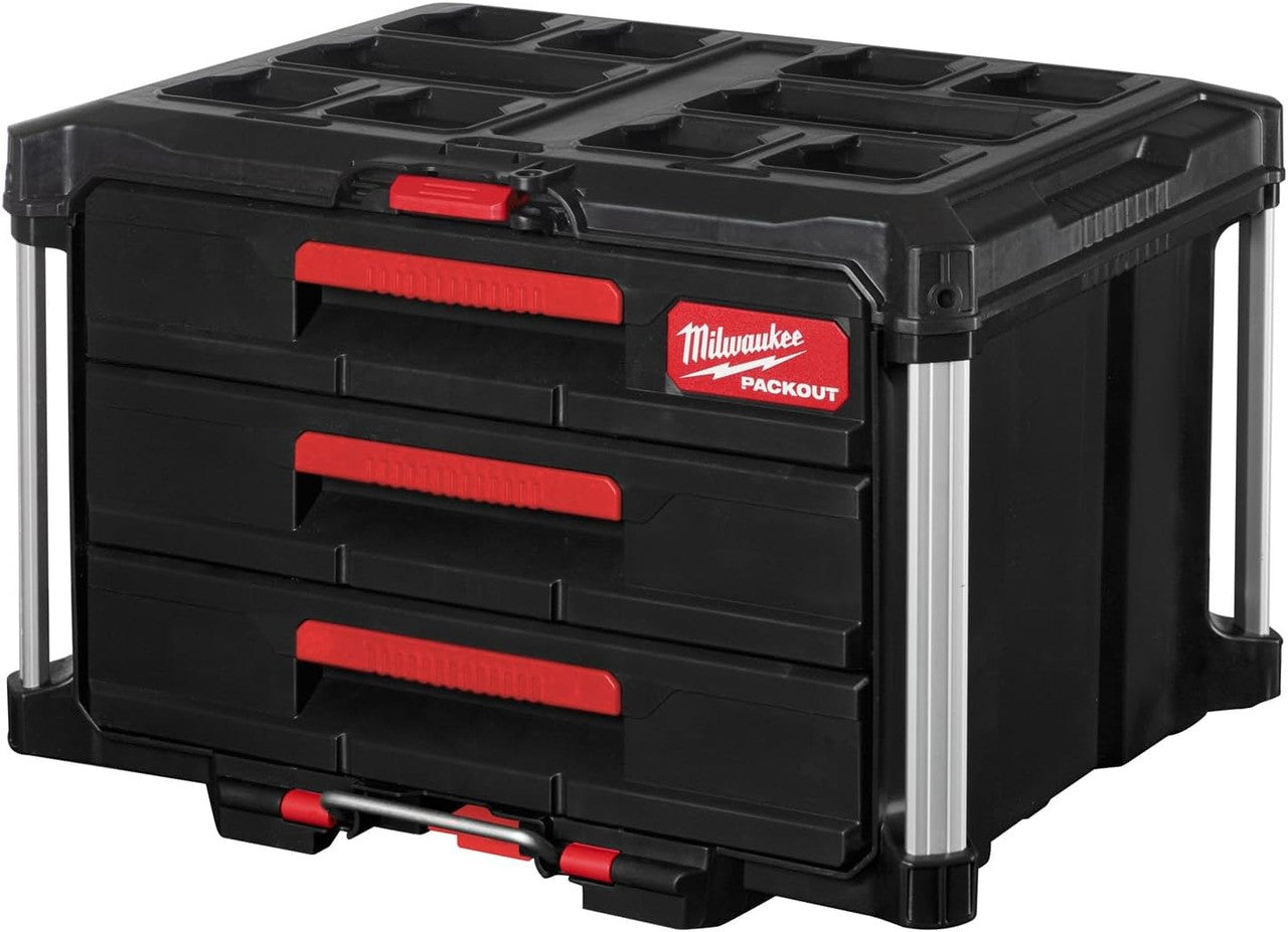 Milwaukee Packout 3 Drawer Tool Box - 4932472130