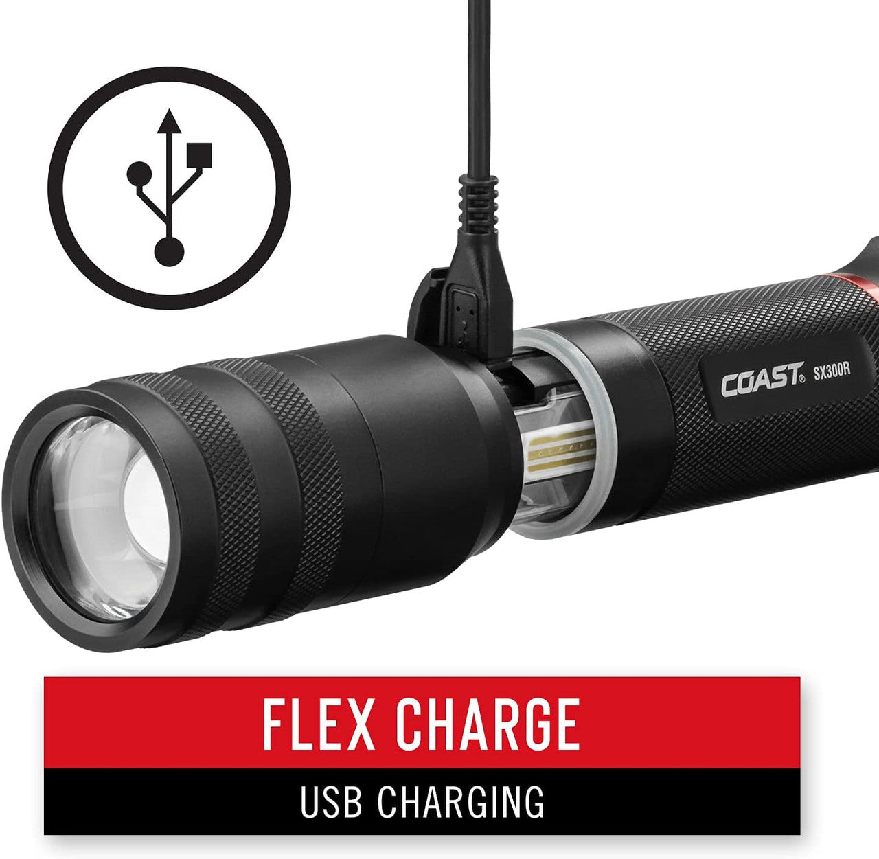Coast Rechargeable/Magnetic COB Stretch Torch